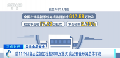 <b>数说前11个月食物平安形势 全力守护“舌尖上的</b>